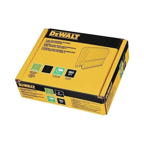DeWalt - DFS9175B1G 9g G12 Galvanised Staples 45mm (Pack 960)