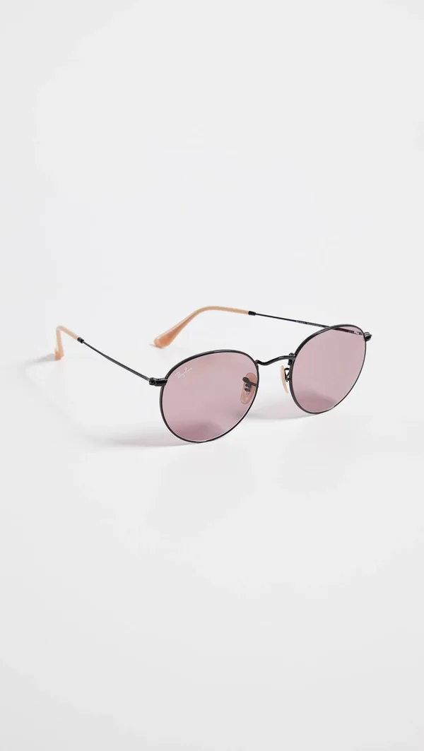 Ray-Ban Round Metal RB3447 Sunglasses - Black (9066Z0)