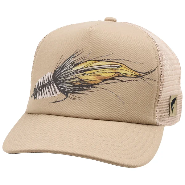 Simms Artist Series Fly Trucker Hat - Dune
