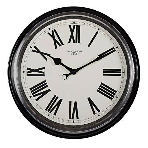 Studio Designs Home 29x22 Traditional Chateau Wall Clock Dark Brown