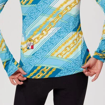 Terry Bicycles Soleil Flow Long-Sleeve Jersey - Women's Chains/Blue - L