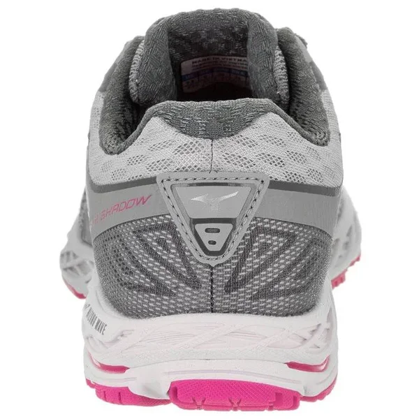 Mizuno Women's Wave Shadow Running Shoe Griffin White