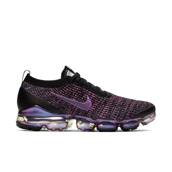 Nike Air VaporMax Flyknit 3 Black, Racer Blue & Fuchsia