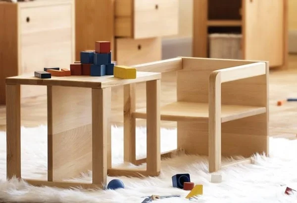 Hugo Children's Armchair - Children's Table Wooden Jan Kurtz
