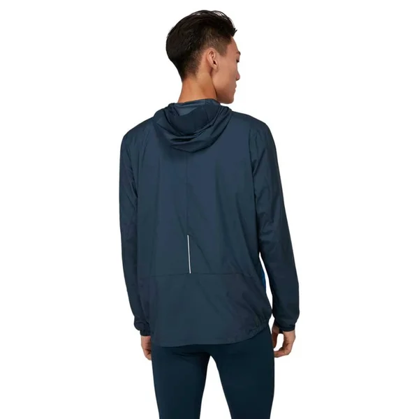 Asics Lite Show Jacket Light Blue Dark Blue - M