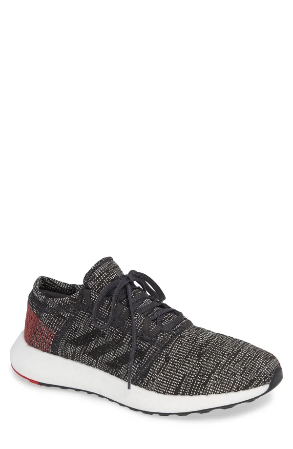 Adidas Men's Pureboost Go Running Shoes - Black - Size 8.0