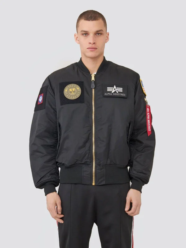 Alpha Industries - MA-1 Flex Bomber Jacket Black, 2XL