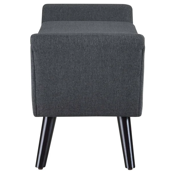 Modway Gambol Light Gray Upholstered Fabric Bench