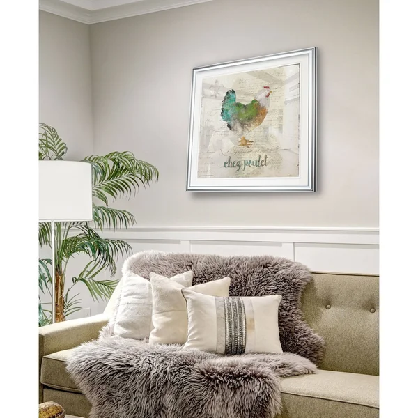 Butterfly Botanical I -Framed Giclee Print - 16 x 16