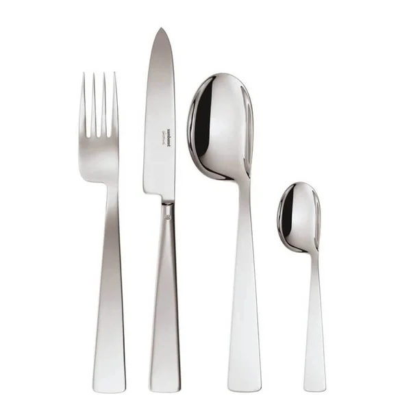 Sambonet Conca Gio Ponti Cutlery Set 24 Pcs Silverplated