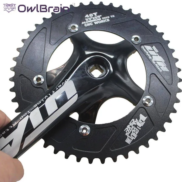 CYSKY Single Speed Crankset Set 48T 170mm Crankarms 130 BCD Fixie for Bike Fixed Gear