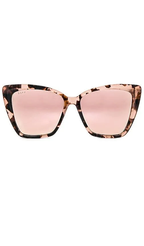 Diff Eyewear Becky II (Himalayan/Taupe Flash) Fashion Sunglasses