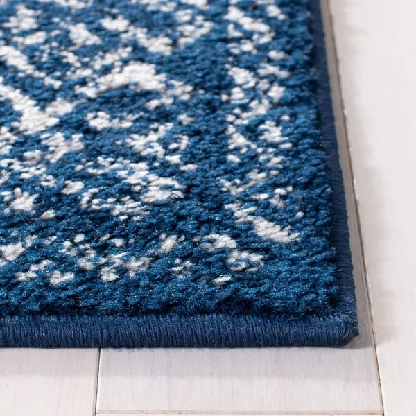 Safavieh Clearance Tulum TUL264N Navy Rug, 6&7x22x6&7x22 - Round