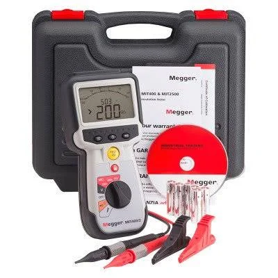 Megger MIT410/2 - 50V/100V/250V/500V/1000V 600V - CATIV Insulation and Continuity Tester + Pi, Dar