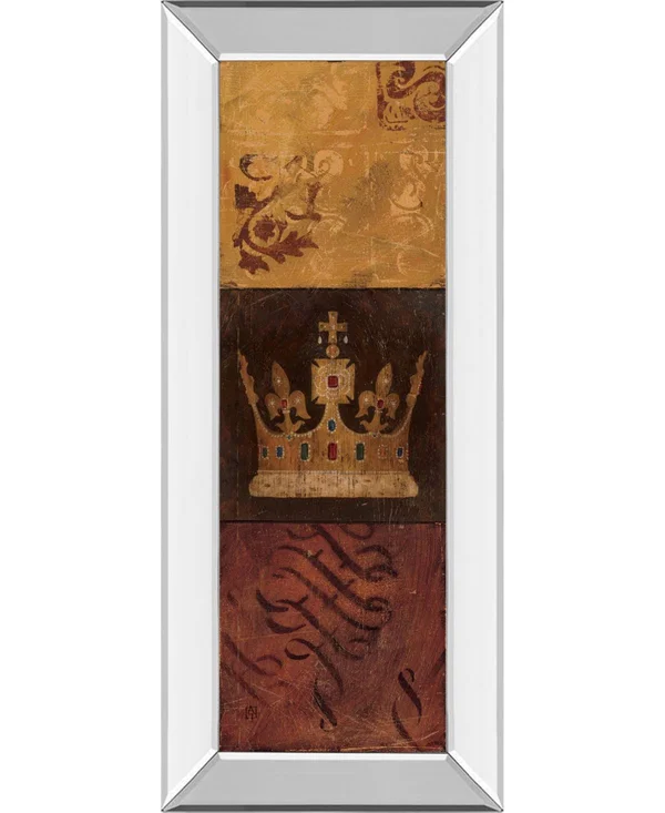 Classy Art 1428MF 18 x 42 in. Regal Panel I by Avery Tillmon Mirror Framed Print Wall Art
