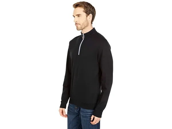Johnnie-O Sully 1/4 Zip Pullover - Black