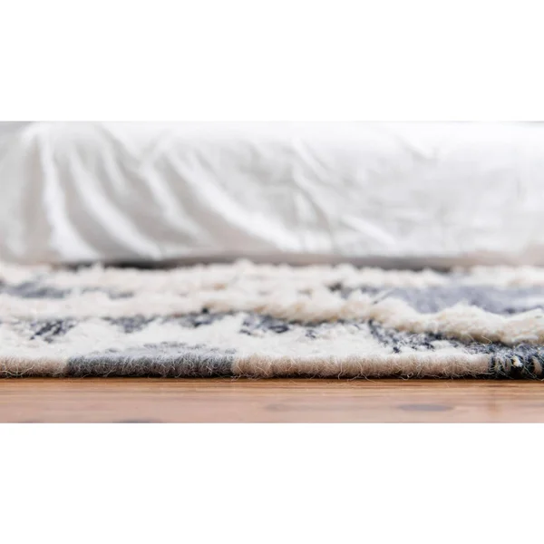 3&3x22x5& Mesa Rug Navy Blue/Ivory - Unique Loom