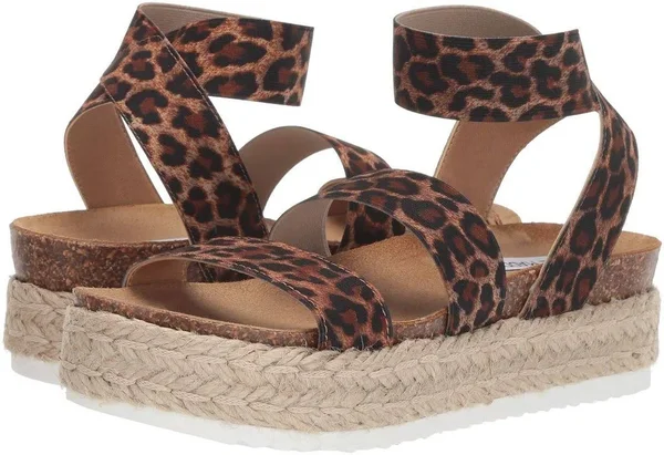 Steve Madden Kimmie Espadrille Sandal (Leopard) Women's Shoes
