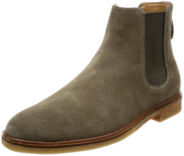 Clarks Men's Clarkdale Gobi Chelsea Boots - Olive Suede