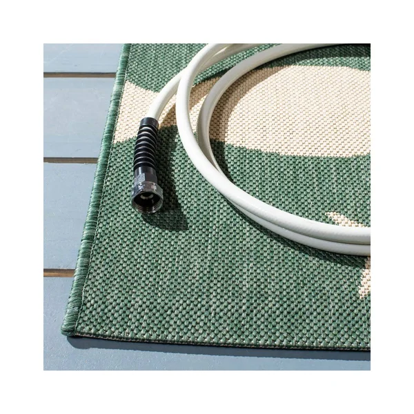 Safavieh Clearance Courtyard CY6012-233 Blue Rug - 6&7x22x6&7x22 - Round