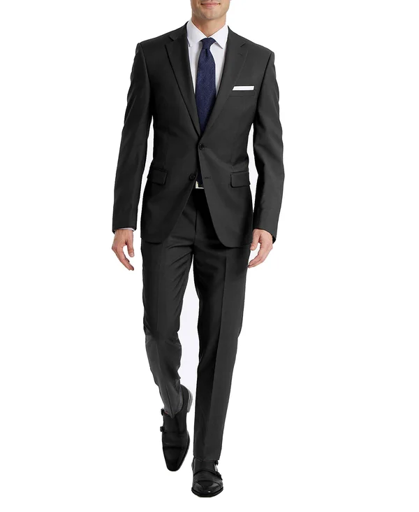 Calvin Klein Infinite Stretch Solid Slim-Fit Jacket - Charcoal