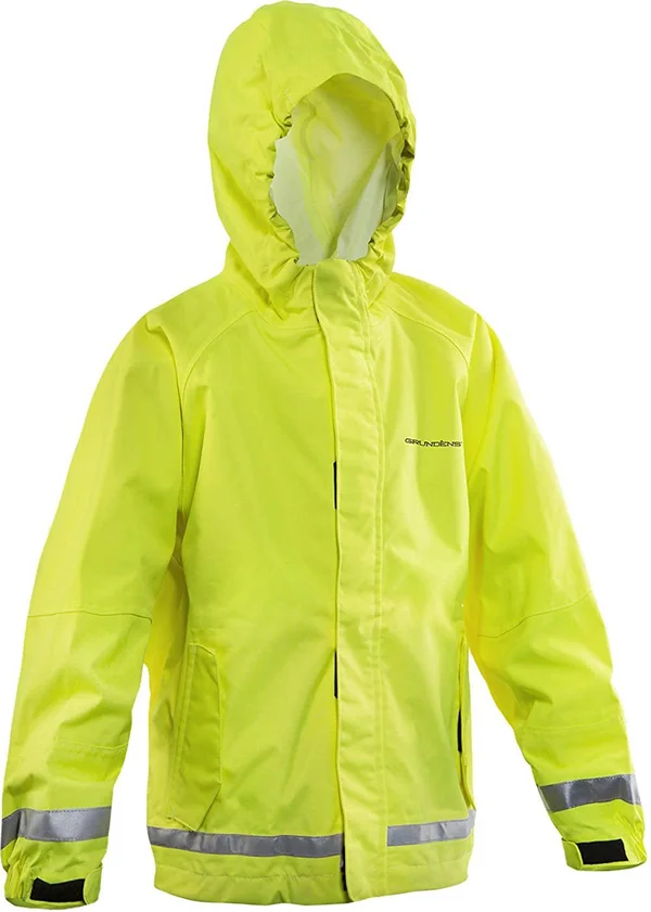Grundens Kids Weather Watch Jacket, Hi Vis Yellow