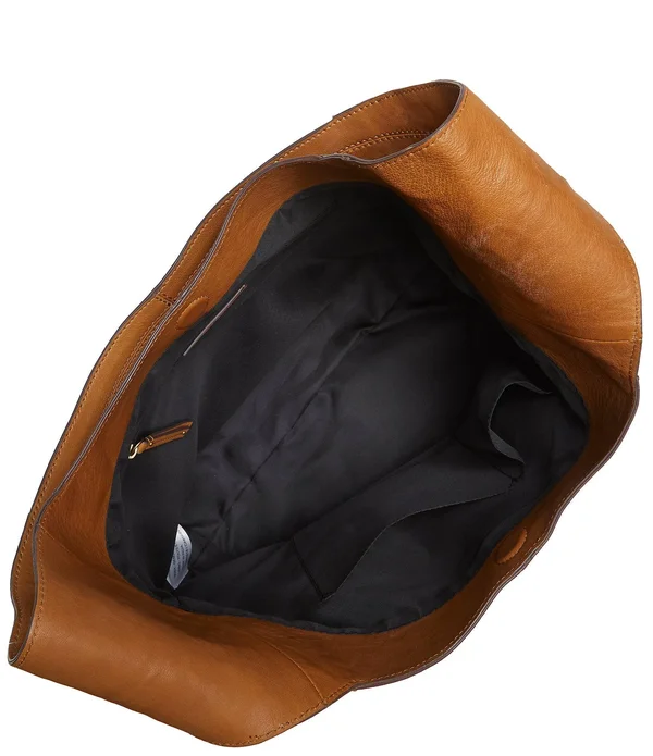 Lucky Brand Patti Leather Slouchy Hobo Bag - Black