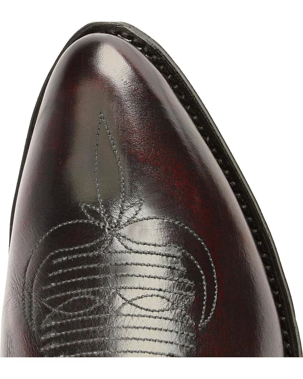 Abilene Men's Cherry Polished Cowhide Boot - 6461 - Size: 11.5, Black