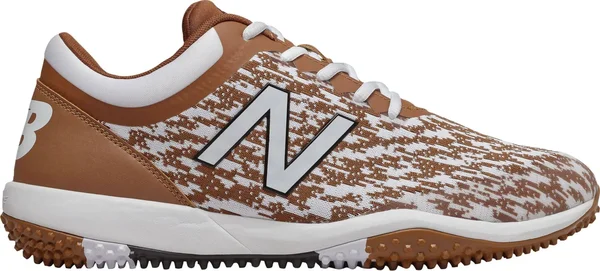 New Balance Men's 4040v5 Turf - Orange/White (Size 9.5 wide)