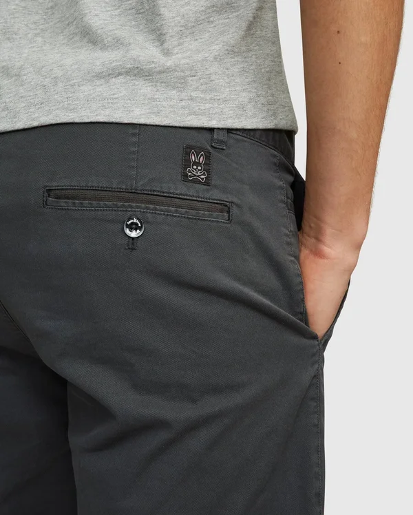 Psycho Bunny - Mens Diego Shorts, DK Grey
