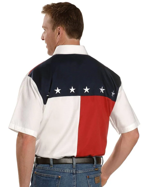 Scully Men's P-756SS Shirt White L