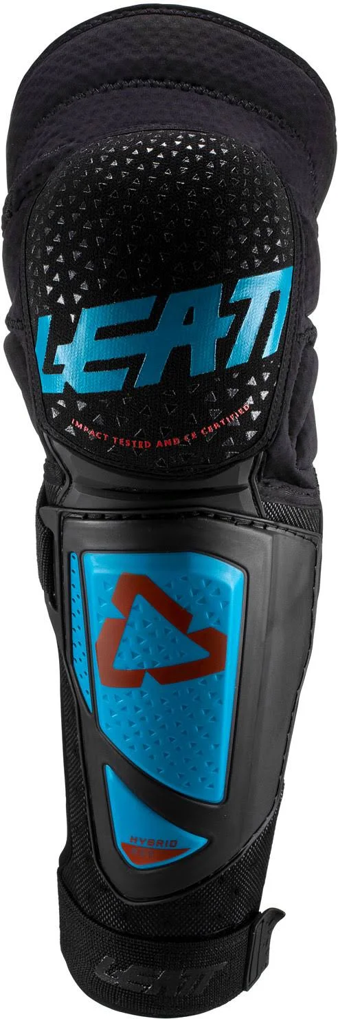 Leatt Knee & Shin Guard 3DF Hybrid EXT - Fuel/Black - XXL