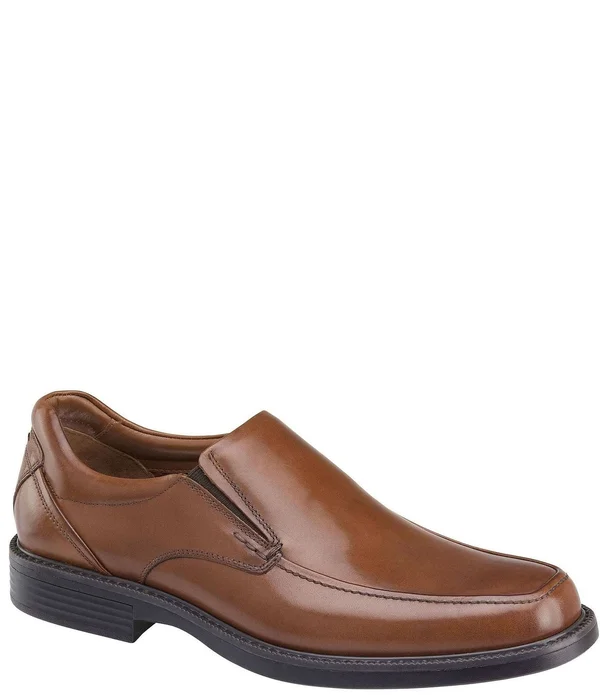 Johnston & Murphy Men's XC4 Stanton Moc Venetian Shoe - Tan Waterproof Full Grain - Size 7 - M/W