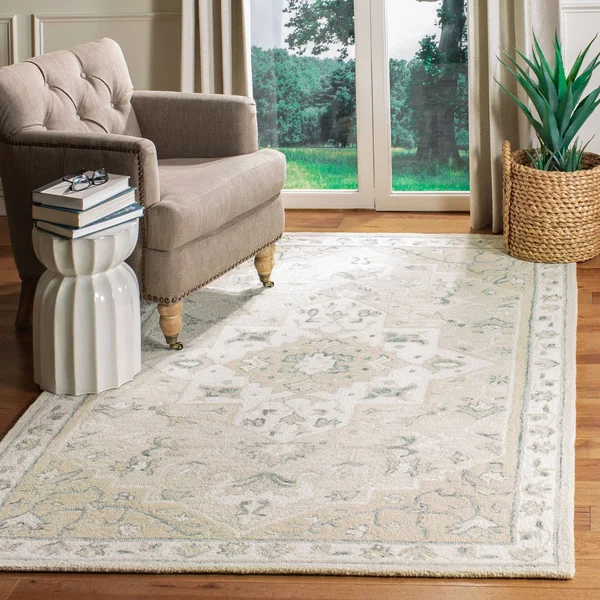 Safavieh Micro-Loop Beige/Ivory 8 ft. x 10 ft. Area Rug