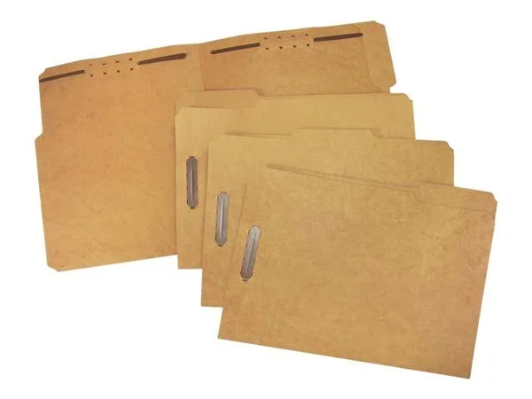 Staples - Flat bar file - expanding - for Legal - tabbed - kraft (pack of 50)