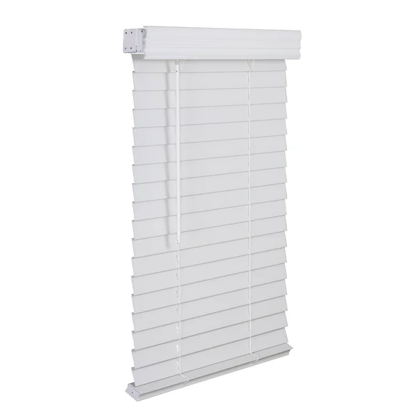 Lotus & Windoware 47 x 72 x 2 in. Cordless Faux Wood Blind, White