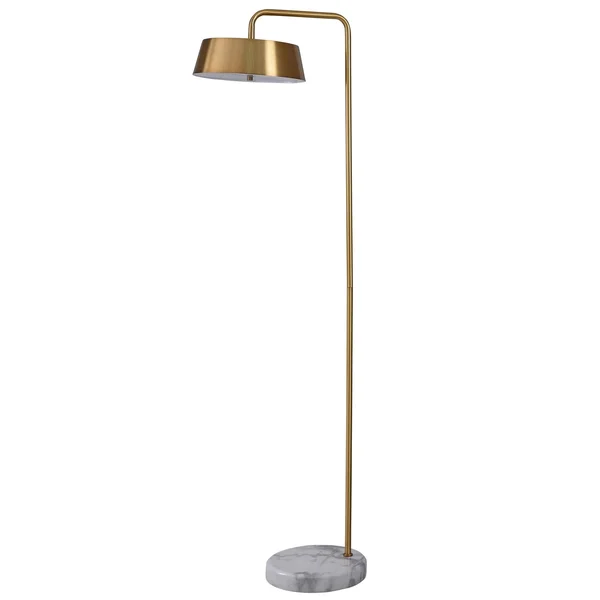 Stylecraft Cordea Floor Lamp - Size: Small, Gold L73275DS