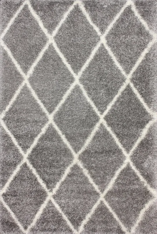 nuLOOM Diamond Shag Area Rug Ash