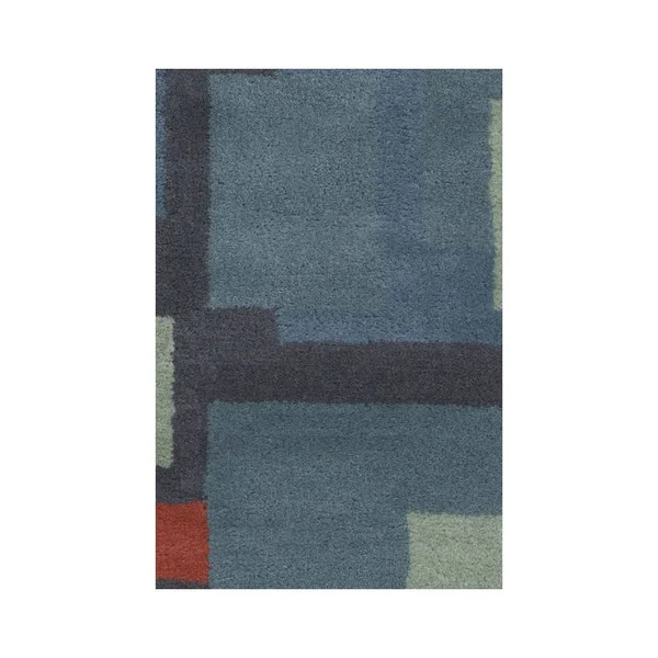 Chandra Stella STE-52249 5&0x22 x 7&6x22 Blue Area Rug