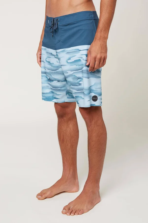 O&Neill Hyperfreak Nomad 19x22 Boardshorts Men's Light Blue - 34