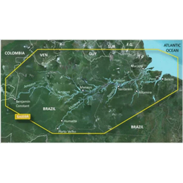 Garmin BlueChart G2 Vision HD - VSA009R - Amazon River - microSD -SD
