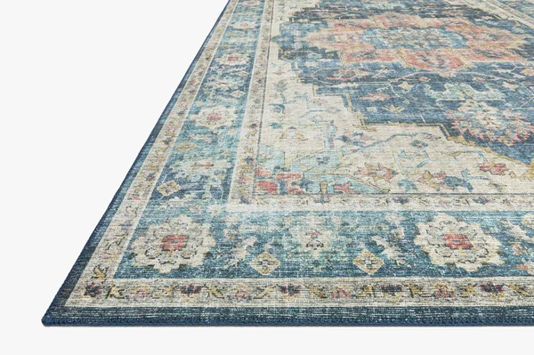 Loloi II Skye SKY-12 Ocean, Multi Rug, 6&0x22x6&0x22 - Round
