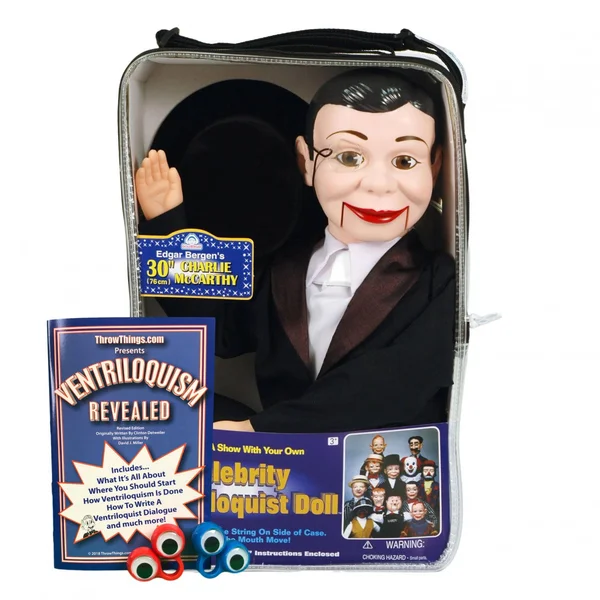 Charlie Mccarthy Dummy Ventriloquist Doll Most Famous Celebrity Radio