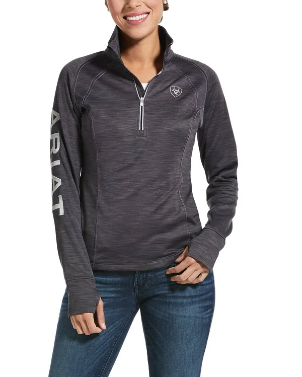 Ariat Tek Team 1/2 Zip Sweatshirt - Periscope Heather, Small