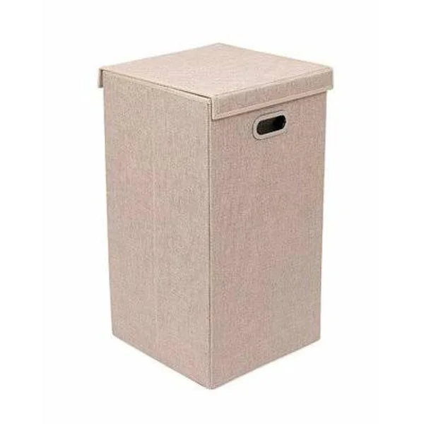 Single Laundry Hamper Ebern Designs Color: Beige