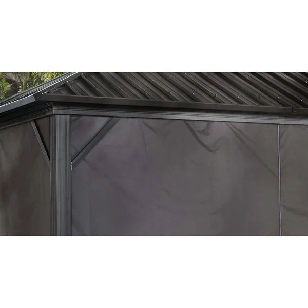 Sojag - Curtains for Genova 10& x 12& Gazebo - Brown