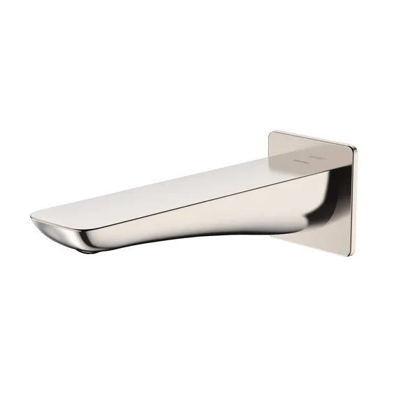 Toto Modern S Wall Tub Spout, Polished Nickel - TBG02001U#PN