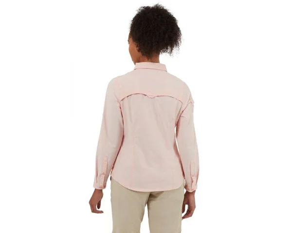 Women's Insect Shield Adventure II Long-Sleeved Shirt - Seashell Pink