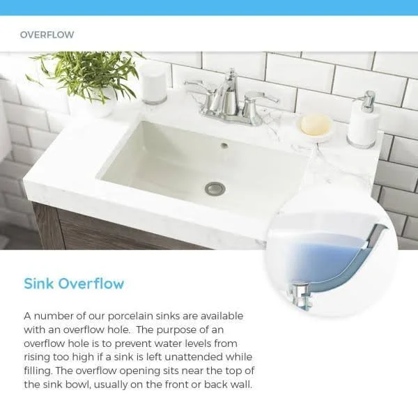 Mr Direct O1815-Bisque Overmount Porcelain Bathroom Sink Ensemble, Antique Bronze Pop-Up Drain