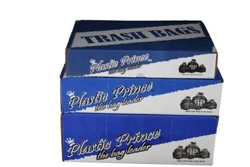 Black Garbage (Trash) Bags for Heavy Industrial Use, 55 Gallon XXXHeavy, Black 100/Case